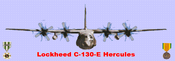 C-130-E with Vietnam Service Medals