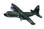gif animation c-130 hercules aircraft side view