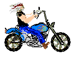 gif animation Harley Davidson scooter