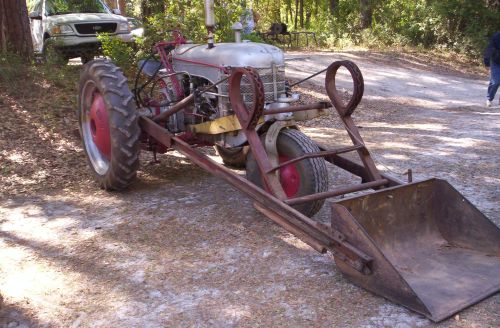 Antique Tractor with Front Loader