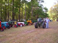 antique tractors photo